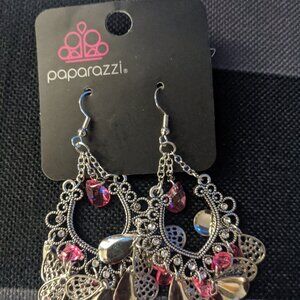 Musical Gardens Pink Earrings